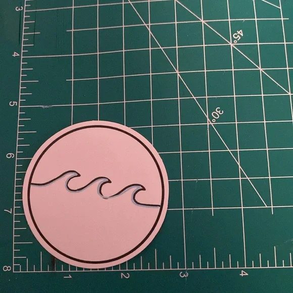 🌈20/$12🌈 Wave Design Sticker - Picture 2 of 3